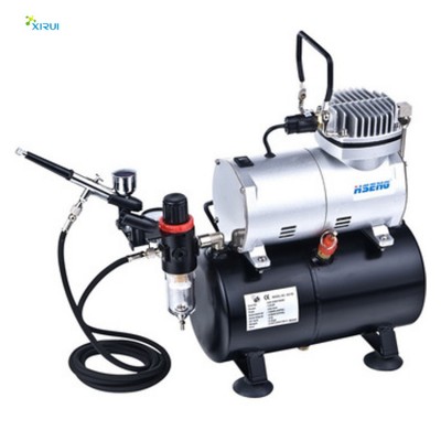 As186k Portable Mini Air Pump Airbrush Nail Art Compressor Airbrush Machine For Cake Decorating