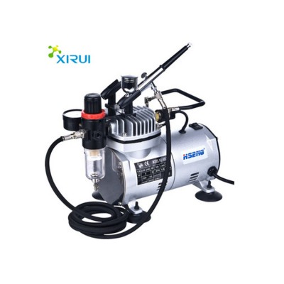 AS18K-2 Airbrush Food Color Tattoo Cake Decorating Kit Airbrush Mini Machine Compressor With Tank