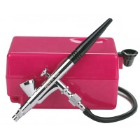 Mini Airbrush Compressors machine  Air Brush Kit Portable Set Spray Gun Paint for Cakes Food Decorating